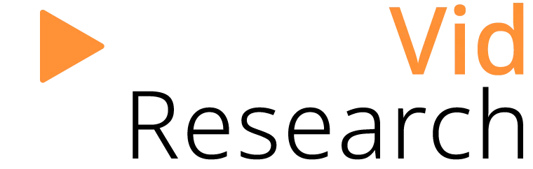 IntelliVid Research logo in white and orange on a dark background