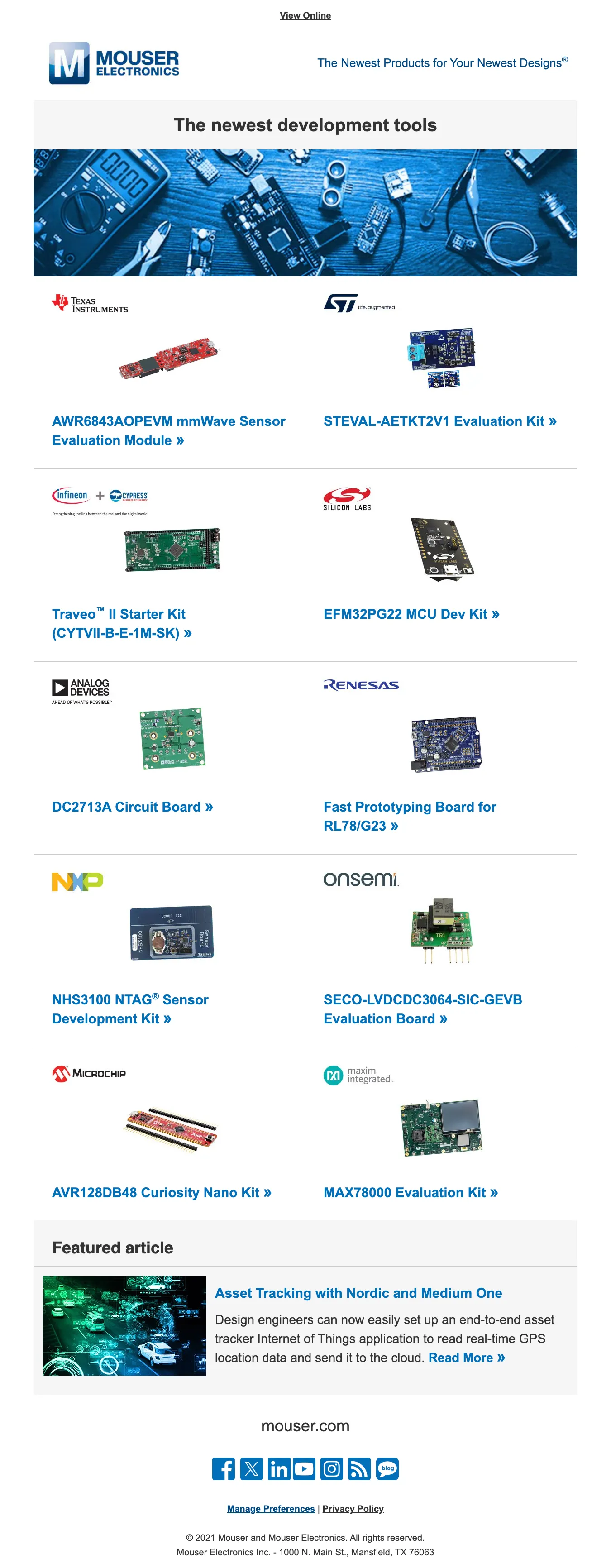 Newest development tools newsletter